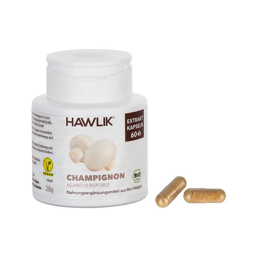 Champignon Extrakt, 60 Kapseln | Original Hawlik